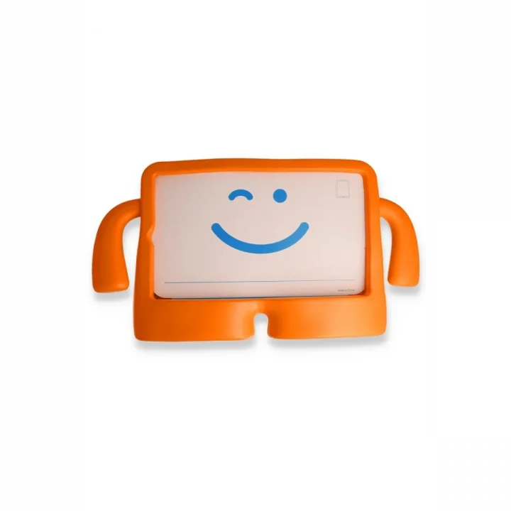 Mey İthalat®  iPad 2022 10.9 (10.nesil) Kılıf Karakter Tablet Silikon - Turuncu