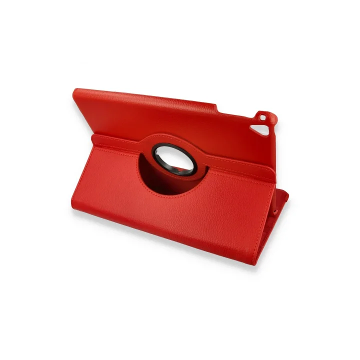 Mey İthalat®  iPad 4 9.7 Kılıf 360 Tablet Deri Kılıf - Kırmızı