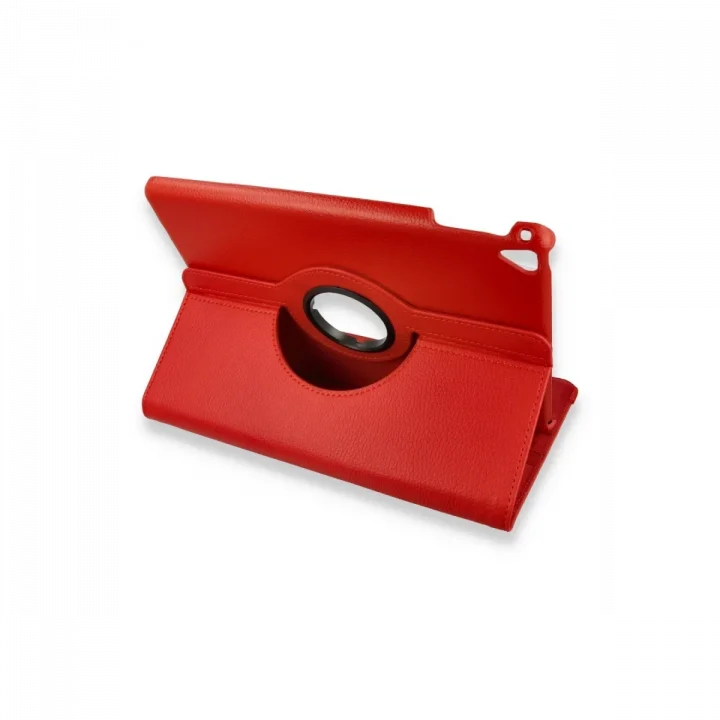 Mey İthalat®  iPad 4 9.7 Kılıf 360 Tablet Deri Kılıf - Kırmızı