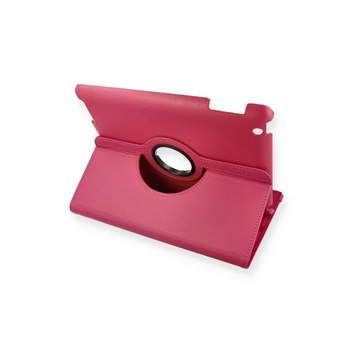 Mey İthalat®  iPad 4 9.7 Kılıf 360 Tablet Deri Kılıf - Pembe