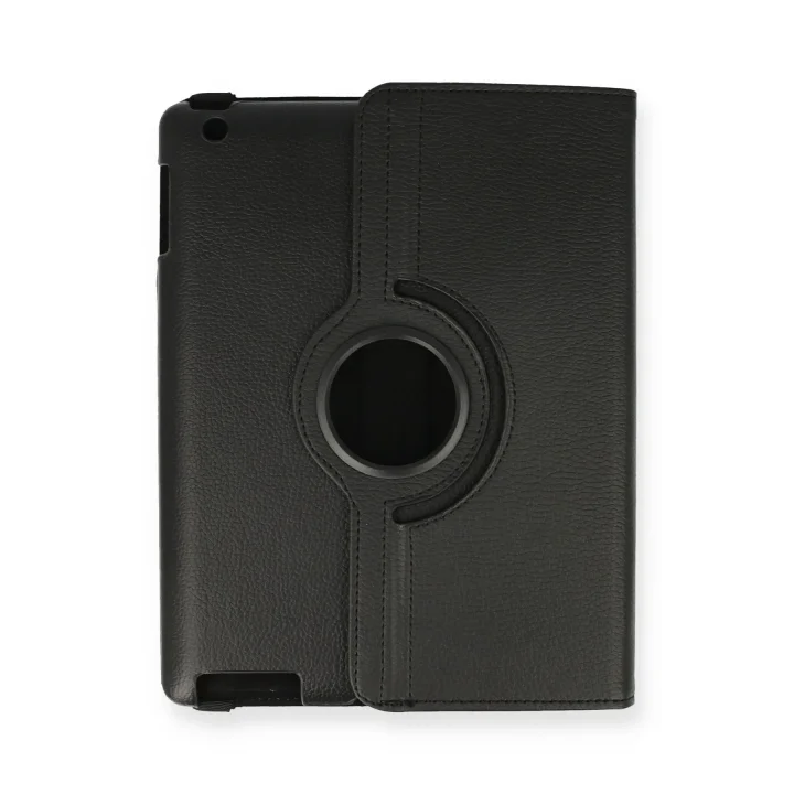 Mey İthalat®  iPad 4 9.7 Kılıf 360 Tablet Deri Kılıf - Siyah