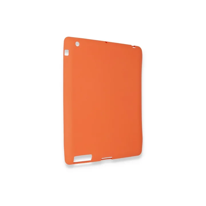 Mey İthalat®  iPad 4 9.7 Kılıf Evo Tablet Silikon - Turuncu