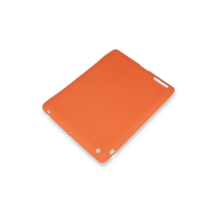 Mey İthalat®  iPad 4 9.7 Kılıf Evo Tablet Silikon - Turuncu