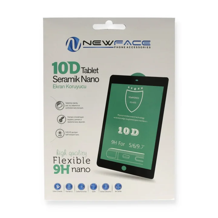 Mey İthalat®  iPad 4 9.7 Tablet 10D Seramik Nano