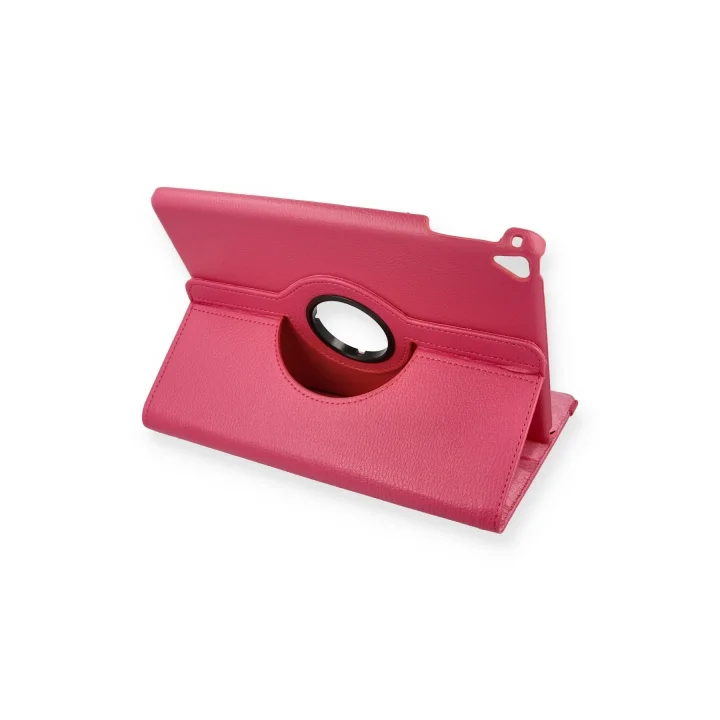 Mey İthalat®  iPad 9.7 (2018) Kılıf 360 Tablet Deri Kılıf - Pembe