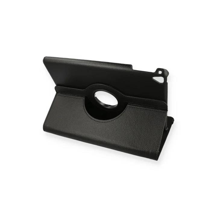 Mey İthalat®  iPad 9.7 (2018) Kılıf 360 Tablet Deri Kılıf - Siyah