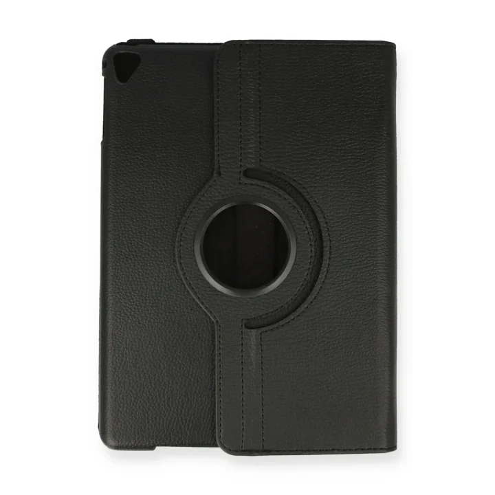 Mey İthalat®  iPad 9.7 (2018) Kılıf 360 Tablet Deri Kılıf - Siyah