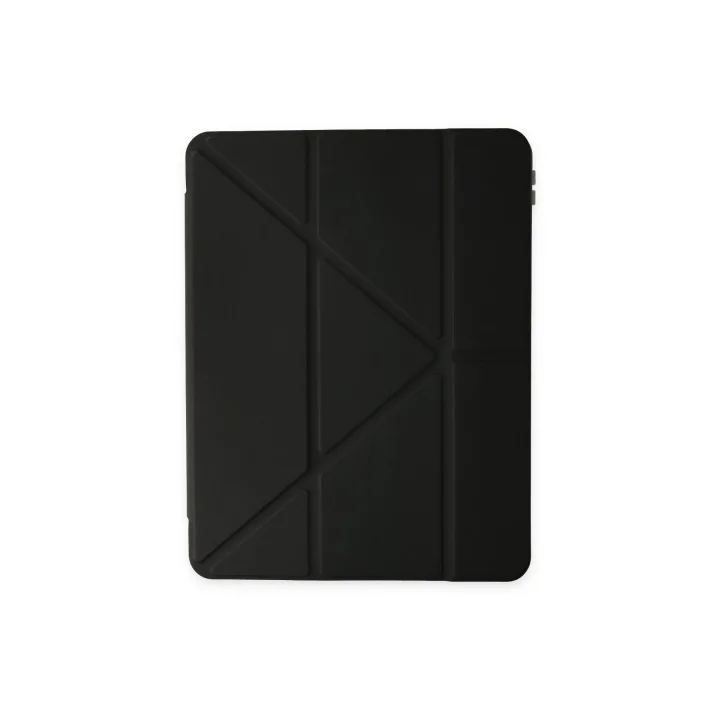 Mey İthalat®  iPad 9.7 (2018) Kılıf Kalemlikli Mars Tablet Kılıfı - Siyah