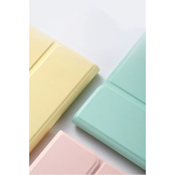 Mey İthalat®  iPad Air 11 (2024) Kılıf KC01 Smart Klavyeli Tablet Kılıfı - Derin Mor