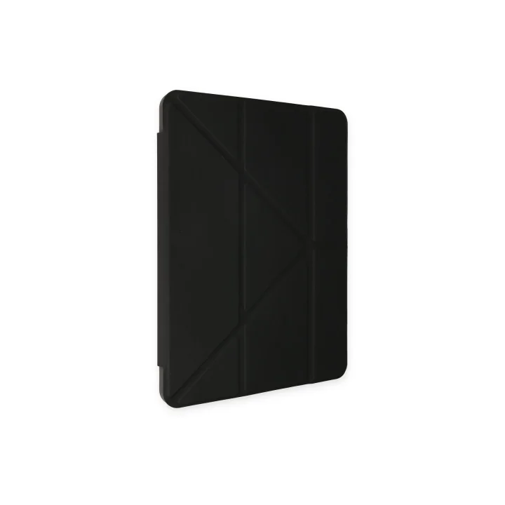 Mey İthalat®  iPad Air 4 10.9 Kılıf Kalemlikli Mars Tablet Kılıfı - Siyah