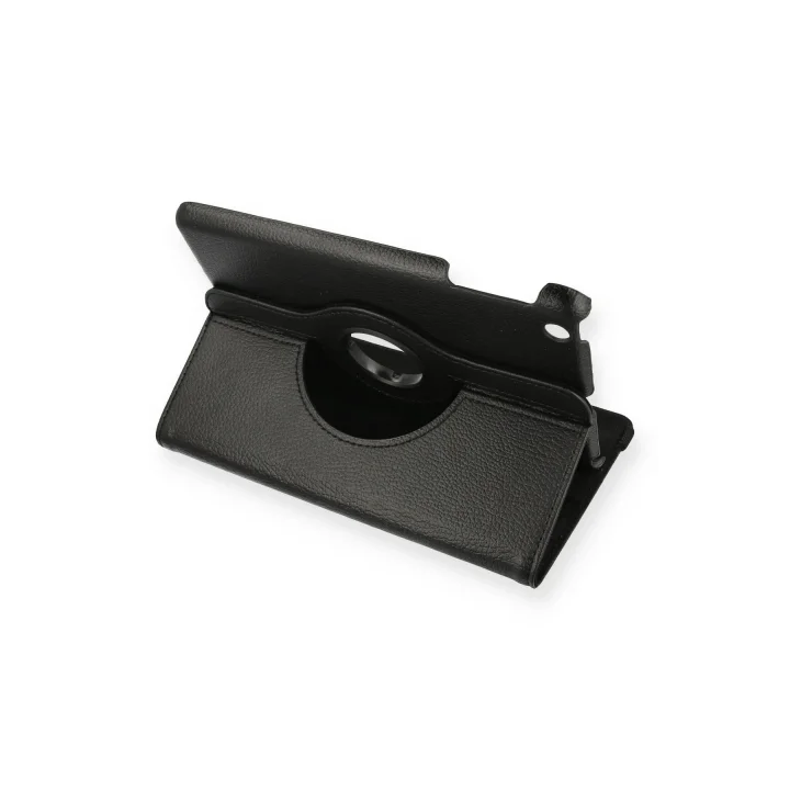 Mey İthalat®  iPad Mini 1 Kılıf 360 Tablet Deri Kılıf - Siyah