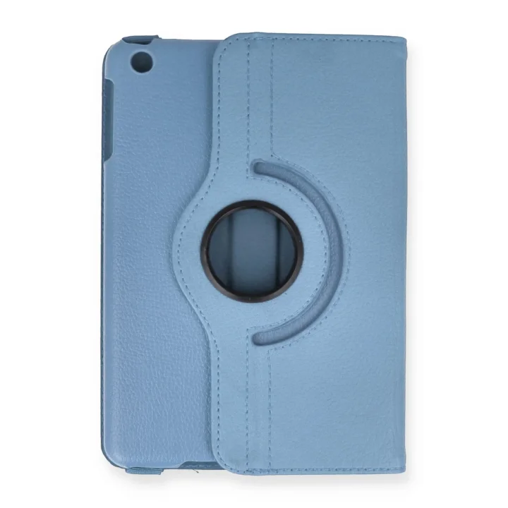 Mey İthalat®  iPad Mini 1 Kılıf 360 Tablet Deri Kılıf - Turkuaz
