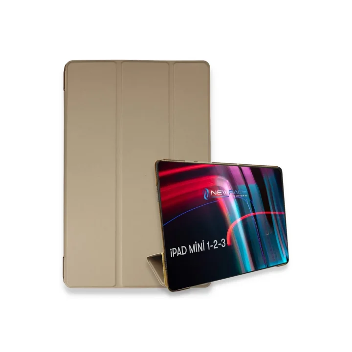 Mey İthalat®  iPad Mini 3 Kılıf Tablet Smart Kılıf - Gold