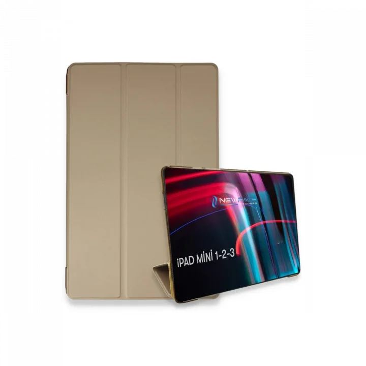 Mey İthalat®  iPad Mini 3 Kılıf Tablet Smart Kılıf - Gold