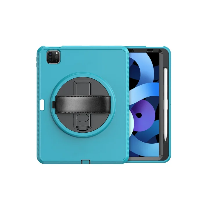 Mey İthalat®  iPad Pro 11 (2018) Kılıf Hand Strap Tablet Kılıfı - Turkuaz