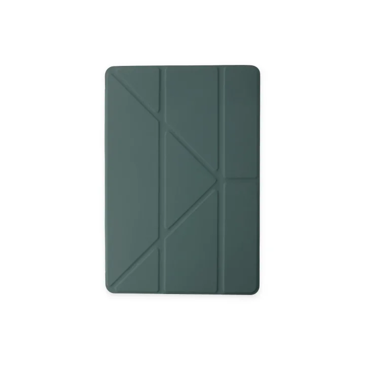 Mey İthalat®  iPad Pro 11 (2018) Kılıf Kalemlikli Mars Tablet Kılıfı - Koyu Yeşil