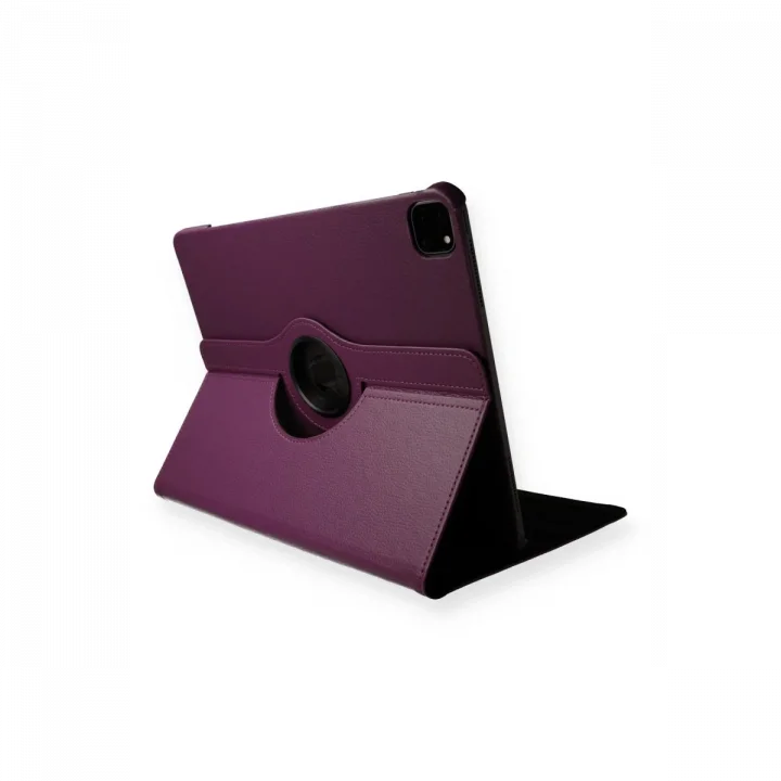 Mey İthalat®  iPad Pro 11 (2020) Kılıf 360 Tablet Deri Kılıf - Mürdüm