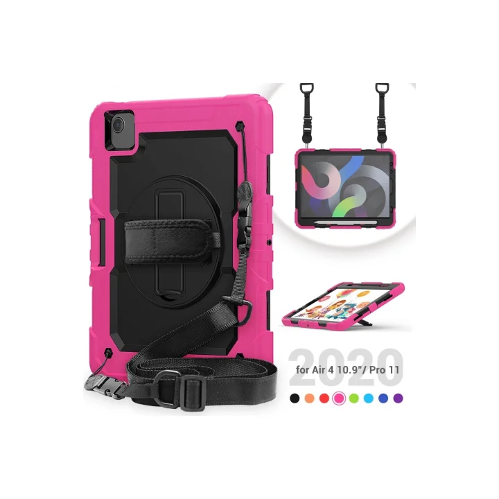 Mey İthalat®  iPad Pro 11 (2020) Kılıf Pars Tablet Kapak - Pembe