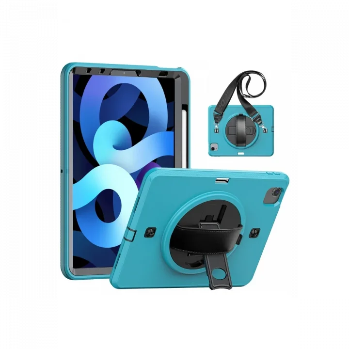 Mey İthalat®  iPad Pro 11 (2020) Kılıf Strap-C Otterbox Tablet Kapak - Mavi