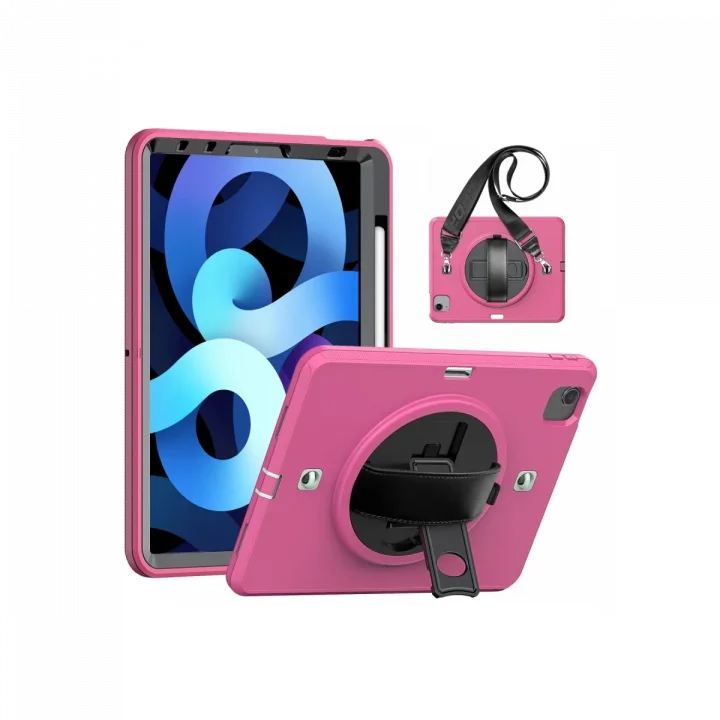 Mey İthalat®  iPad Pro 11 (2020) Kılıf Strap-C Otterbox Tablet Kapak - Pembe