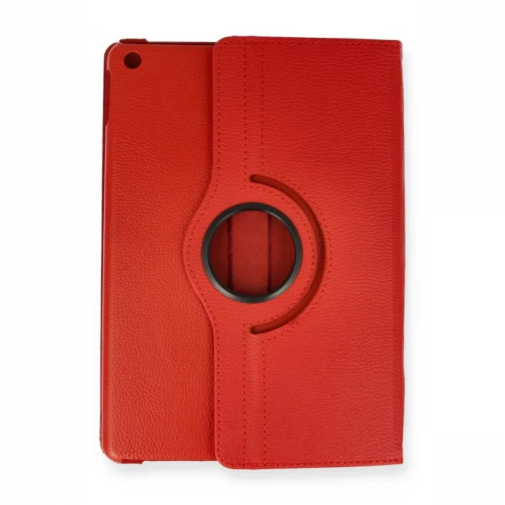 Mey İthalat®  iPad Pro 11 (2024) Kılıf 360 Tablet Deri Kılıf - Kırmızı