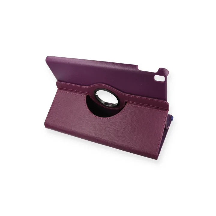 Mey İthalat®  iPad Pro 11 (2024) Kılıf 360 Tablet Deri Kılıf - Mürdüm