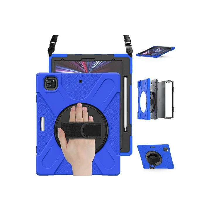 Mey İthalat®  iPad Pro 12.9 (2020) Kılıf Amazing Tablet Kapak - Mavi