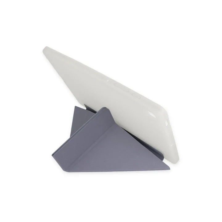 Mey İthalat®  iPad Pro 12.9 (2021) Kılıf Kalemlikli Mars Tablet Kılıfı - Lavender