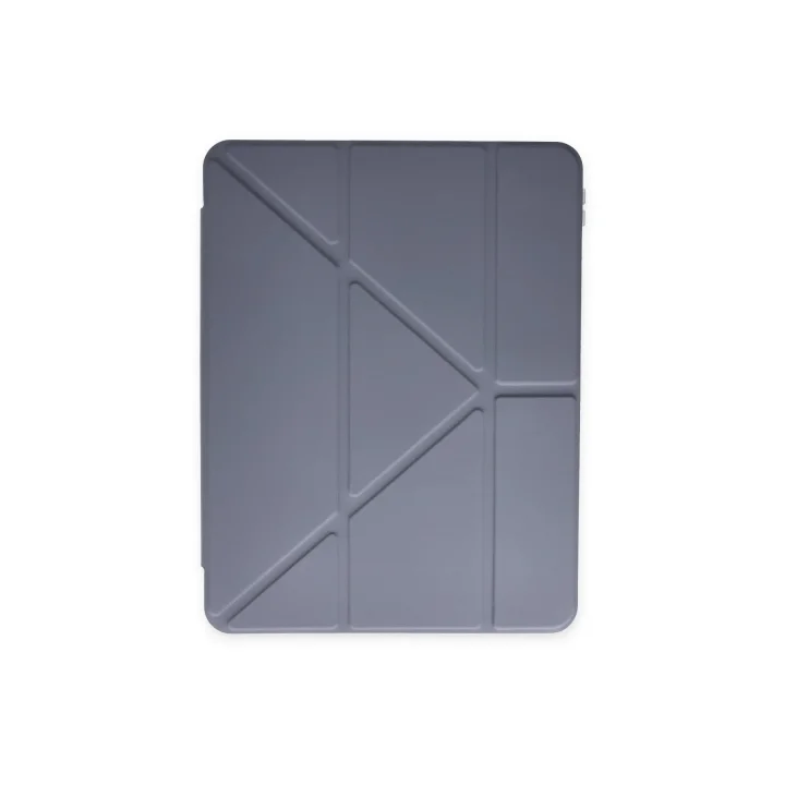 Mey İthalat®  iPad Pro 12.9 (2021) Kılıf Kalemlikli Mars Tablet Kılıfı - Lavender