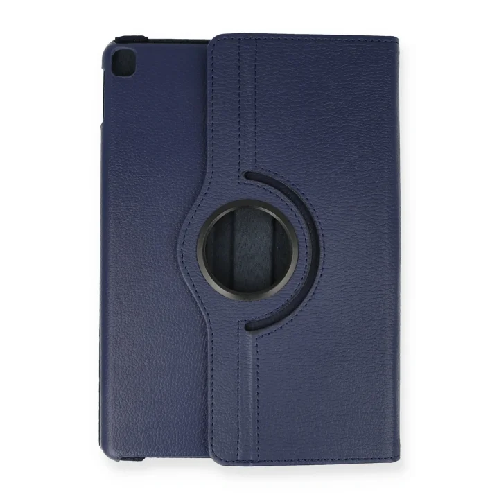 Mey İthalat®  iPad Pro 13 (2024) Kılıf 360 Tablet Deri Kılıf - Lacivert