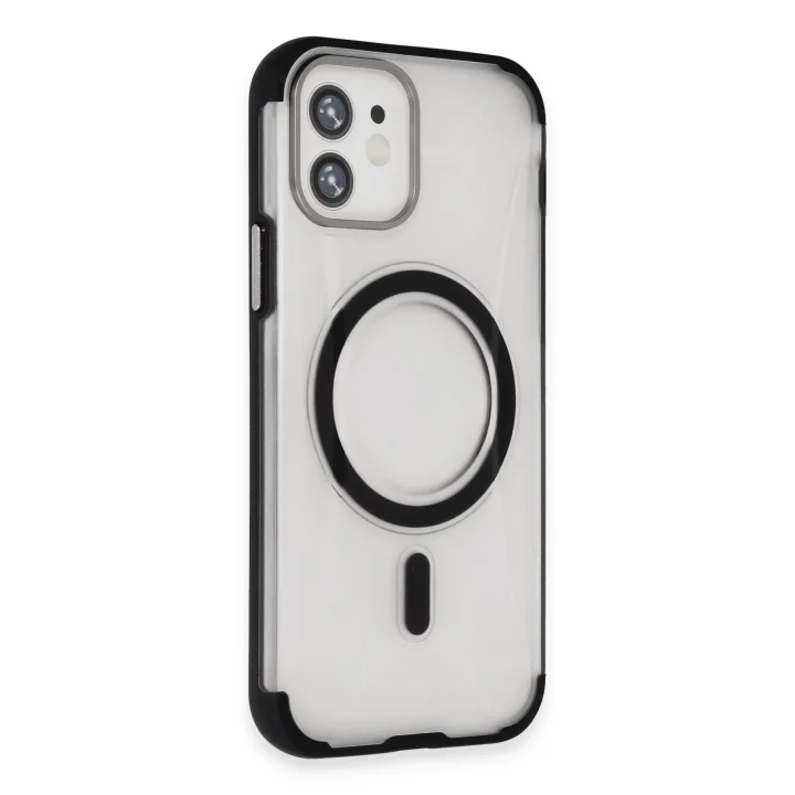 Mey İthalat®  iPhone 11 Hilton Magsafe Kapak - Siyah