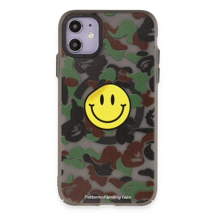 Mey İthalat®  iPhone 11 Kılıf Apollo Magneticsafe Desenli Kapak - Apollo Siyah - 4