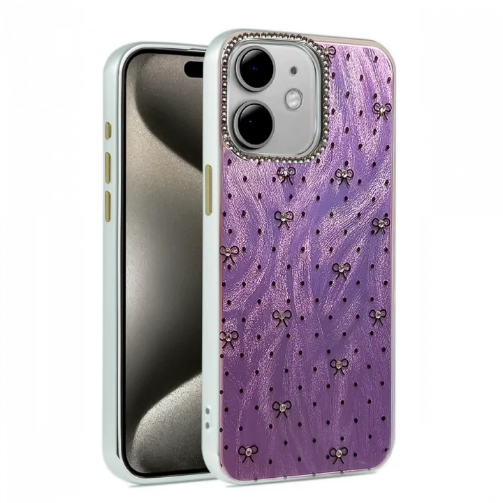 Mey İthalat®  iPhone 11 Kılıf Blade Aynalı Desenli Kapak - Desen 2