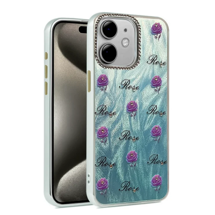 Mey İthalat®  iPhone 11 Kılıf Blade Aynalı Desenli Kapak - Desen 9