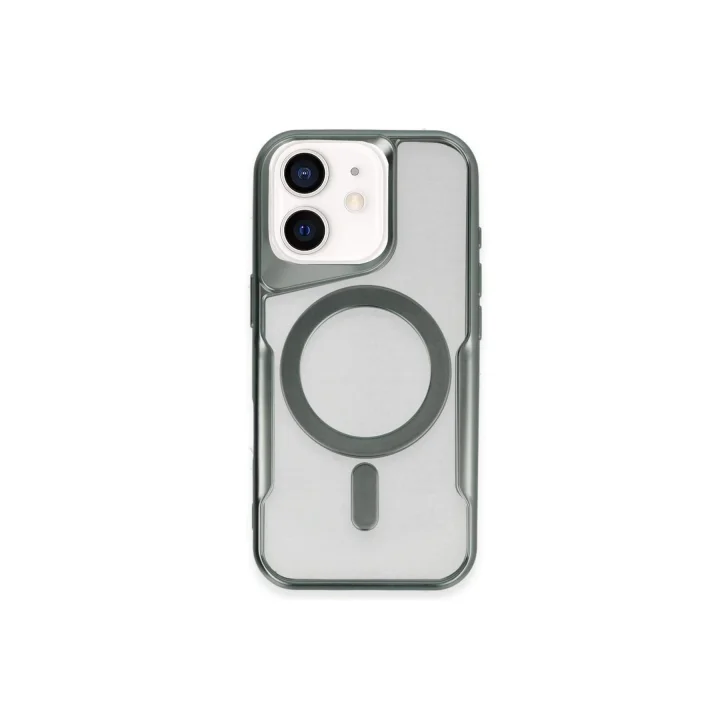 Mey İthalat®   iPhone 11 Kılıf Boyi Magsafe Silikon Kapak - Yeşil