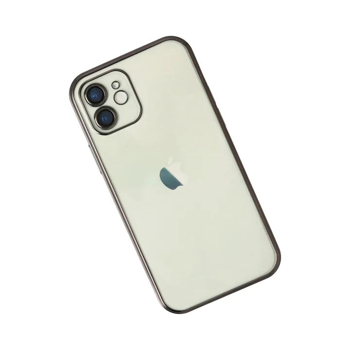 Mey İthalat®   iPhone 11 Kılıf  Lensli Silikon - Siyah