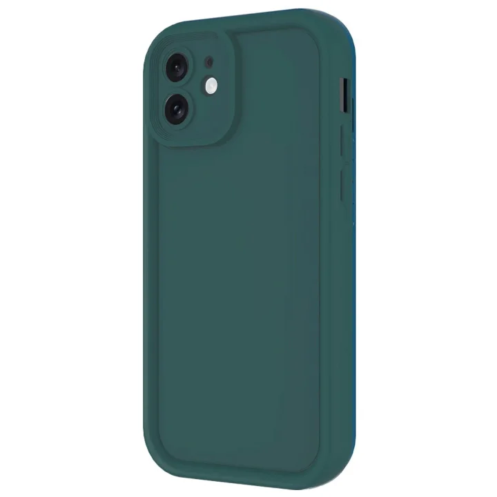 Mey İthalat®   iPhone 11 Kılıf Viera Silikon - Koyu Yeşil