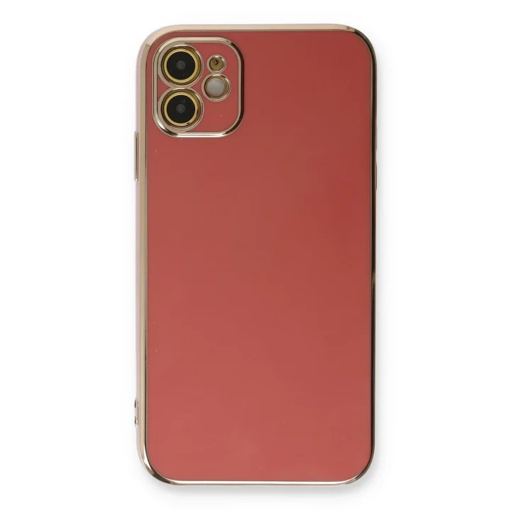 Mey İthalat®   iPhone 11 Kılıf Volet Silikon - Kırmızı