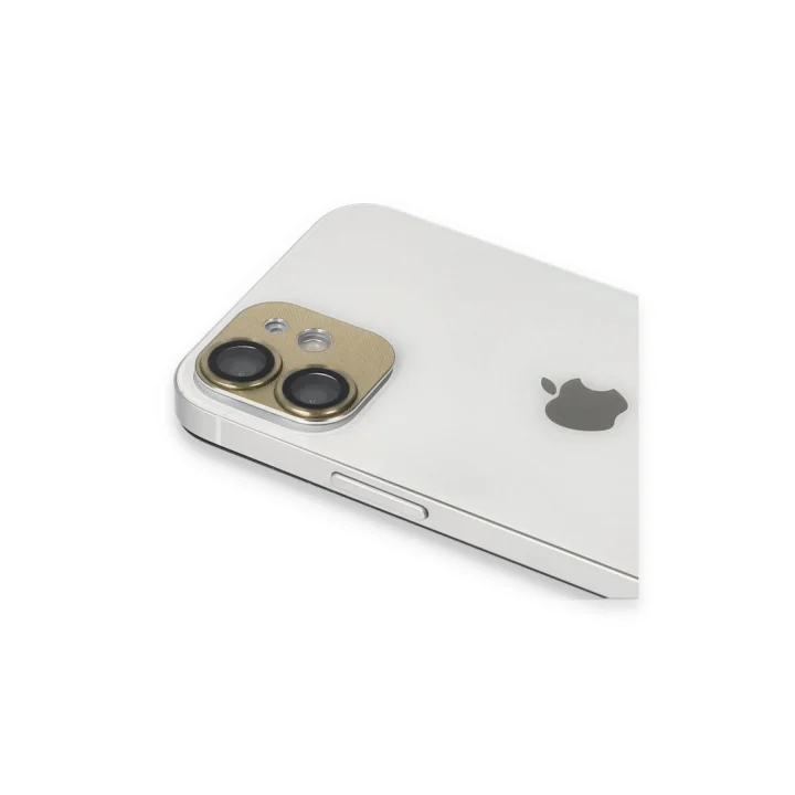 Mey İthalat®  iPhone 11 Pers Alüminyum Kamera Lens - Gold