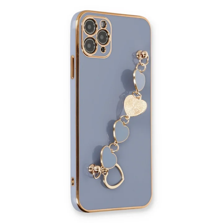 Mey İthalat®  iPhone 11 Pro Kılıf Esila Silikon - Gri