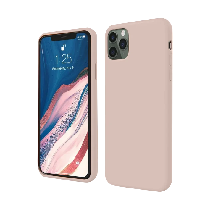 Mey İthalat®   iPhone 11 Pro Kılıf First Silikon - Rose Gold