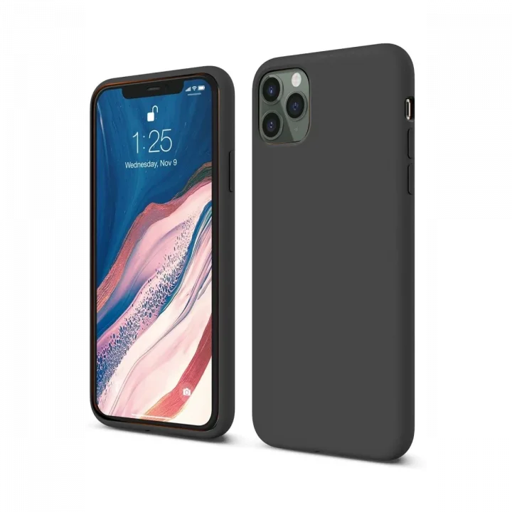 Mey İthalat®   iPhone 11 Pro Kılıf First Silikon - Siyah