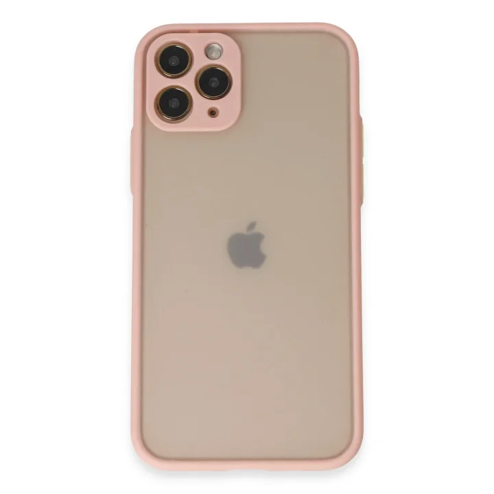 Mey İthalat®   iPhone 11 Pro Kılıf Montreal Silikon Kapak - Pembe