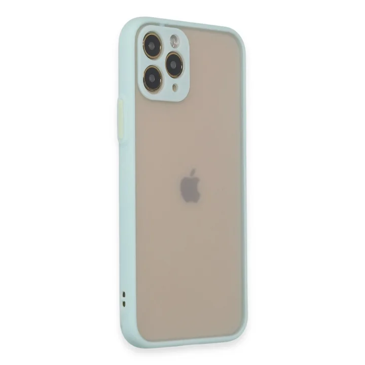 Mey İthalat®   iPhone 11 Pro Kılıf Montreal Silikon Kapak - Turkuaz