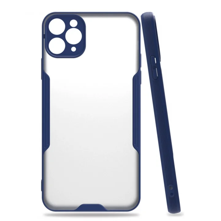 Mey İthalat®   iPhone 11 Pro Kılıf Platin Silikon - Lacivert