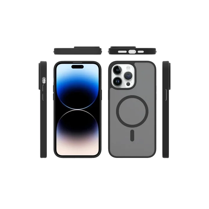 Mey İthalat®  iPhone 11 Pro Max Jota Magsafe Kapak - Derin Mor