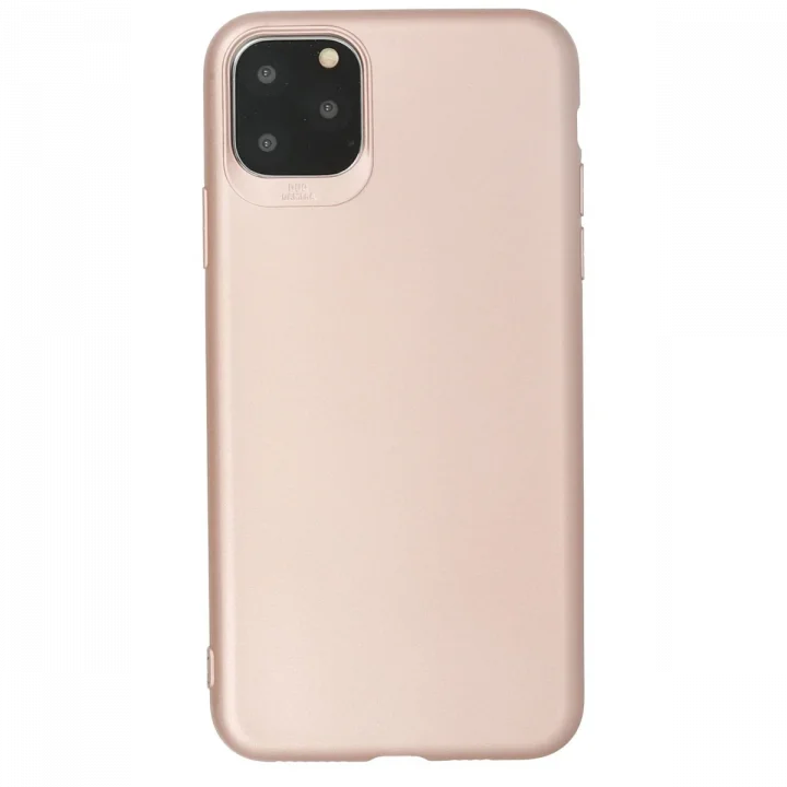 Mey İthalat®  iPhone 11 Pro Max Kılıf First Silikon - Rose Gold