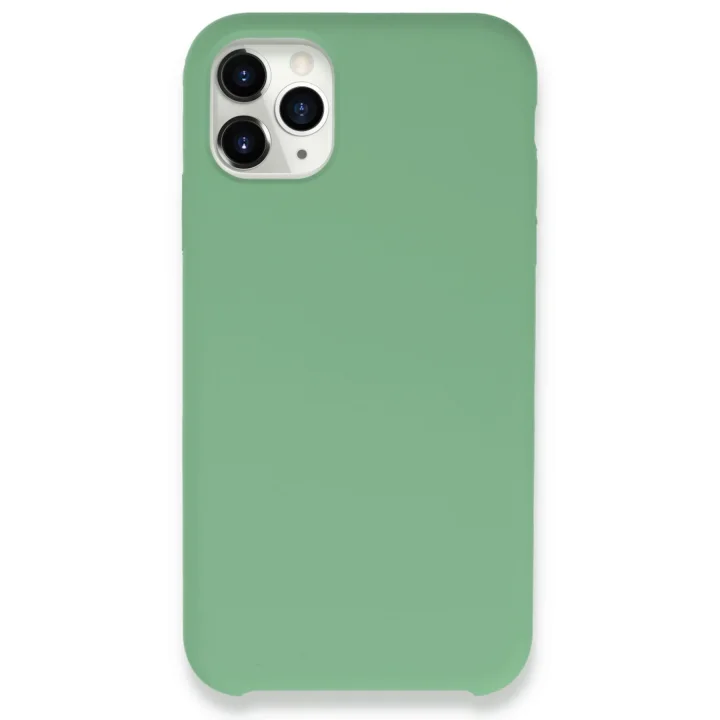 Mey İthalat®   iPhone 11 Pro Max Kılıf Lansman Legant Silikon - Yeşil