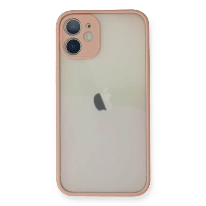 Mey İthalat®   iPhone 11 Pro Max Kılıf Montreal Silikon Kapak - Pembe