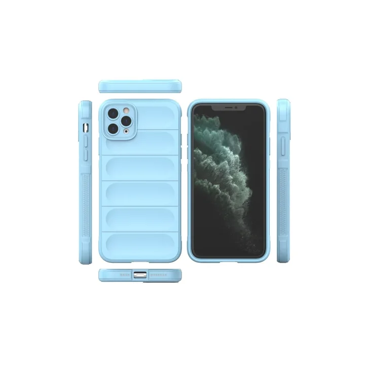Mey İthalat®  iPhone 11 Pro Max Kılıf Optimum Silikon - Sky Blue